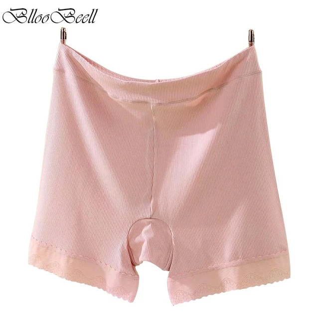 New Plus Size Women's High Waist Safety Pants Modal Boxer Panties Female  Sexy Boyshort Underwear Summer Solid Cotton Crotch - AliExpress