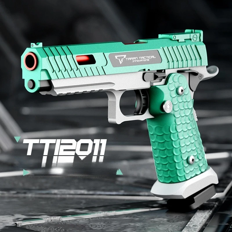 2011 CombatMaster Laser Toy Gun 2 Barrels Airsoft Gun Weapons Realistic Manual Throw Shell Gun Toy for Men Adults Boys Shooting 3