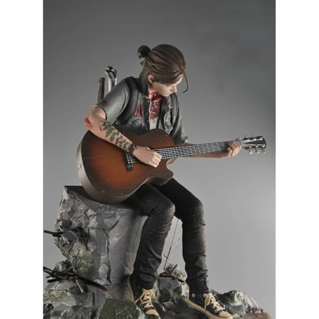 DL005 - The Last of Us Character Ellie with Guitar Statue - STL 3D