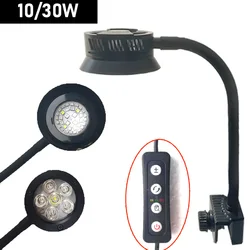 LED Seawater Fish Tank Light USB Plug Clownfish Coral Special Dimmable Timing Blue and White Fill Light Landscape Clip Light 30W