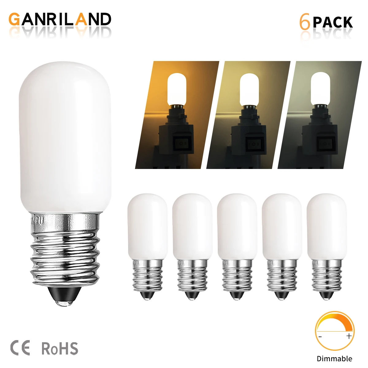 Mini ampoules de veilleuse à base E12 E14 T20 220V, verre laiteux  tubulaire, lampe de réfrigérateur LED, intensité variable, faible watt, 1W,  remplacer l'ampoule halogène - AliExpress