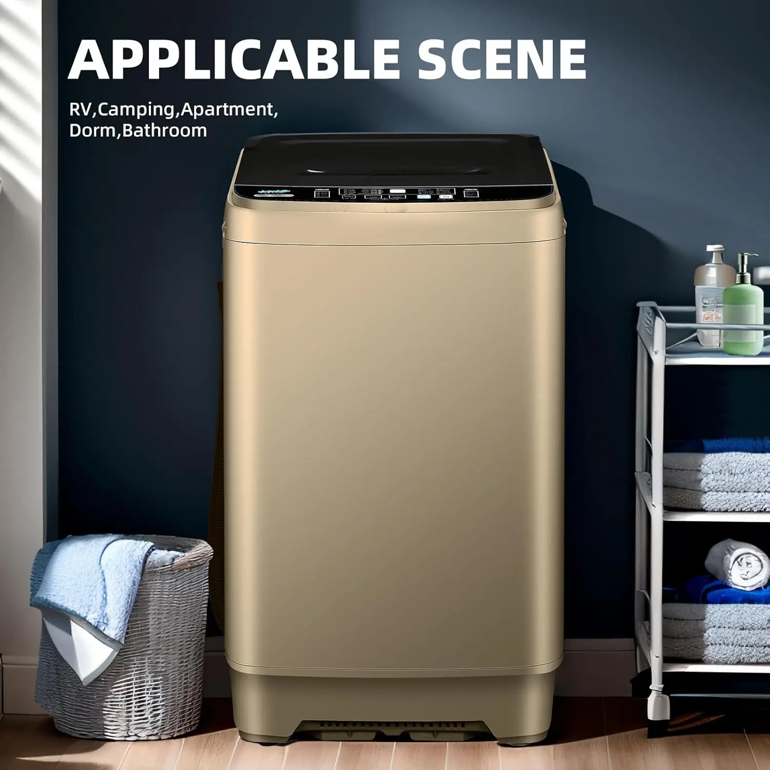 6Full Automatic Washing Machine, Gold 3