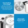 Pressure Cooker 8 Qt Stainless Steel - Small Canning Pot with Lid for Home, Commercial Use - Easy to Clean Stove Top 3