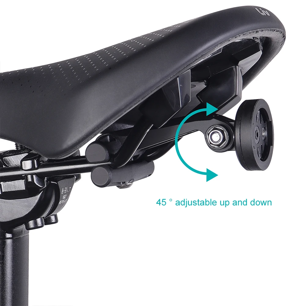 Bicycle Saddle Rail Rear Light Bracket Seatpost Mount Bicycle Taillight Saddle Rail Mount Shockproof for Garmin Varia Radar