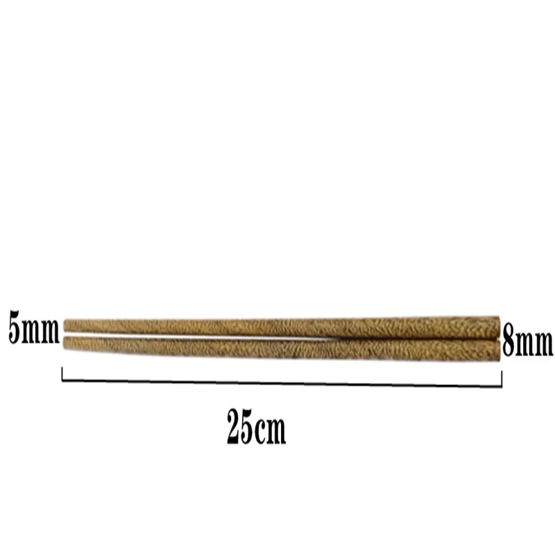 10Pairs Wooden Chopsticks Wood Chopsticks box