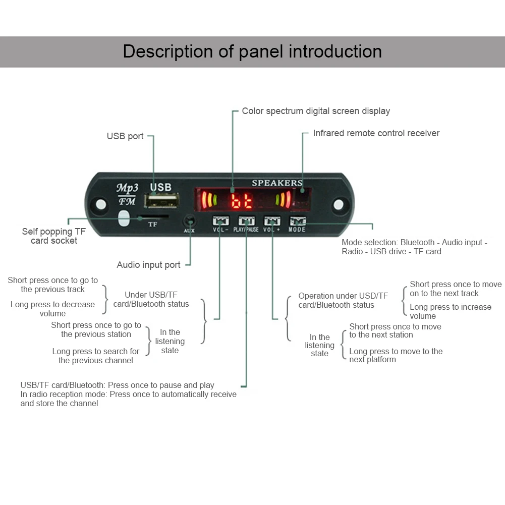   ս  , USB TF FM ,  ȣȯ 5.0   ÷̾ , 5 V, 12V