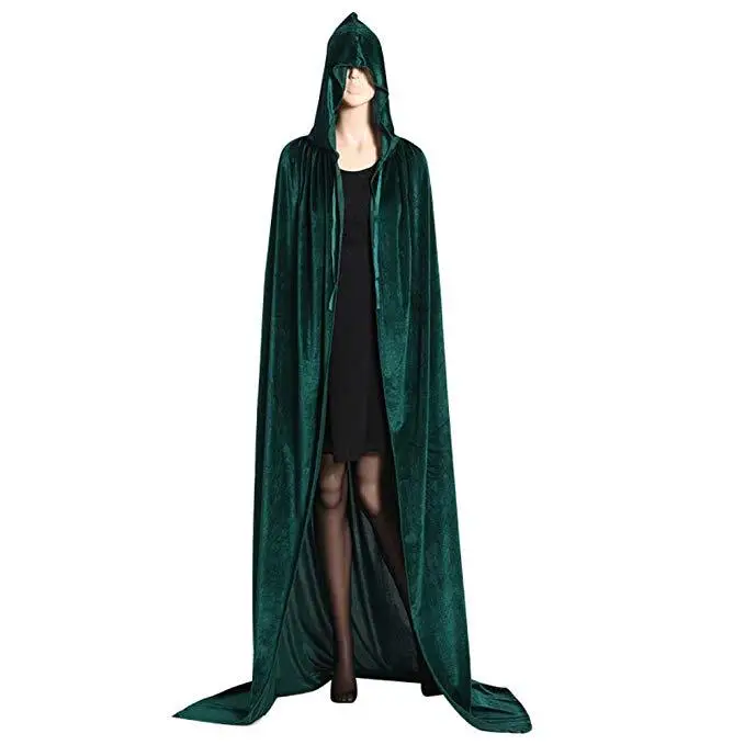 Halloween Party Ball Props Accessories Cloak Witch Halloween Children's Cloak with Hood Festival Costumes