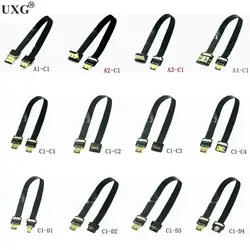 C1 FPV 10cm 20cm 30cm 50cm FPC Ribbon Flat HD Cable 4k/60Hz For Mini Micro HDMI-compatible FPV TV Multicopter Aerial Photography