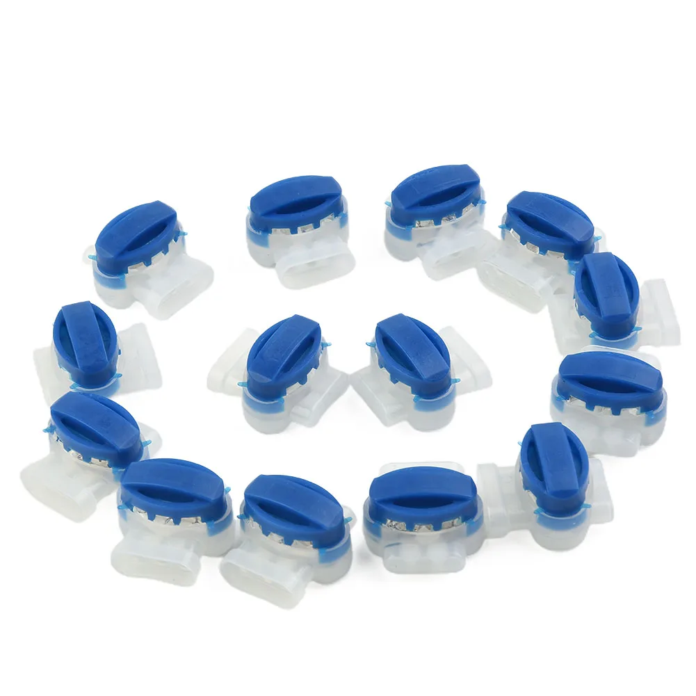 

15pcs Robotic Lawnmower Cable Connector Waterproof Gel Connector Terminal 3 pin Electrical 314 Wire Connectors Accessory