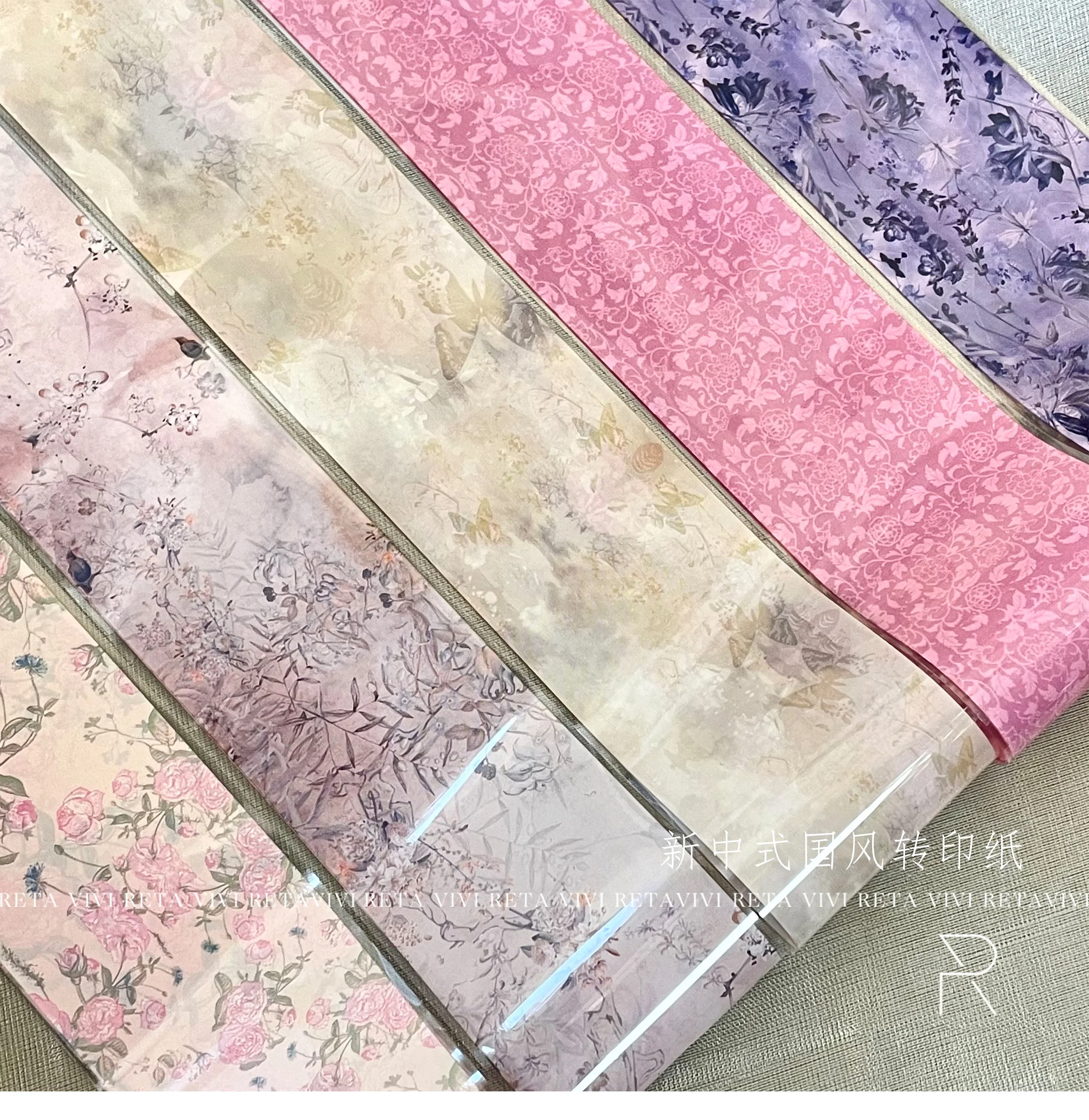 Chinese Style Hand-painted Graffiti Manicure Transfer Stickers，Nail Foils , Nail Decals（Needs To Be Matched with Transfer Glue）