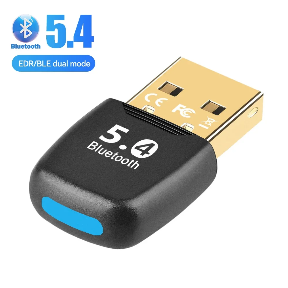 Bluetooth 5.4 USB Receiver Transmitter Adapter Bluetooth Audio Drive free for PC Speaker Wireless Mouse Car Electronics