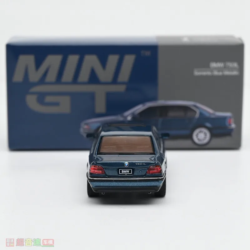 미니 GT 1:64 BMW 750IL 3D 시뮬레이션 합금 자동차 모델, 소년용 휴일 선물 장난감, 성인용 컬렉션 장식품.