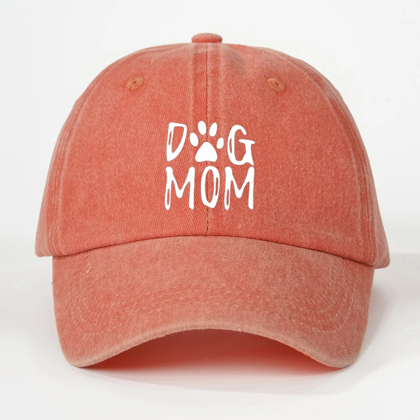 Baseballmütze mit Hundemama-Motiv, bedrucktes Muster für Vintage-Hundeliebhaber, Geschenk, multifunktionaler Sonnenschutz und Sonnenschutz – Detail 7