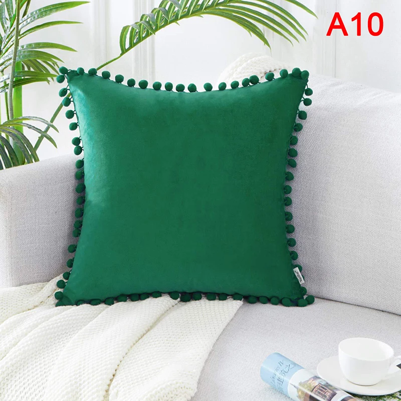 1PC Soft Velvet Cushion Cover Decorative Pillows Throw Pillow Case 45*45cm Home Decor 
