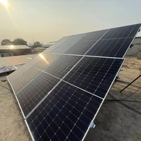 Kit complet de système solaire 10kva 12kw, grille MPPT, système d'énergie solaire 5000w 8000w 12000w, panneaux solaires, Batteries au Lithium pour maisons 4