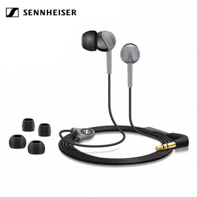 Sennheiser-Auriculares deportivos HD 400S para teléfono móvil, cascos con  aislamiento de ruido, estéreo, plegables, graves profundos - AliExpress