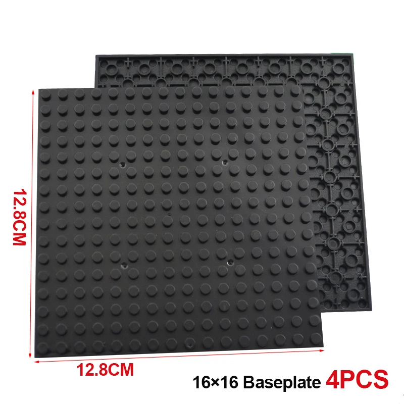 Double-Sided Building Blocks Base Plate 16x16 for Creative Construction