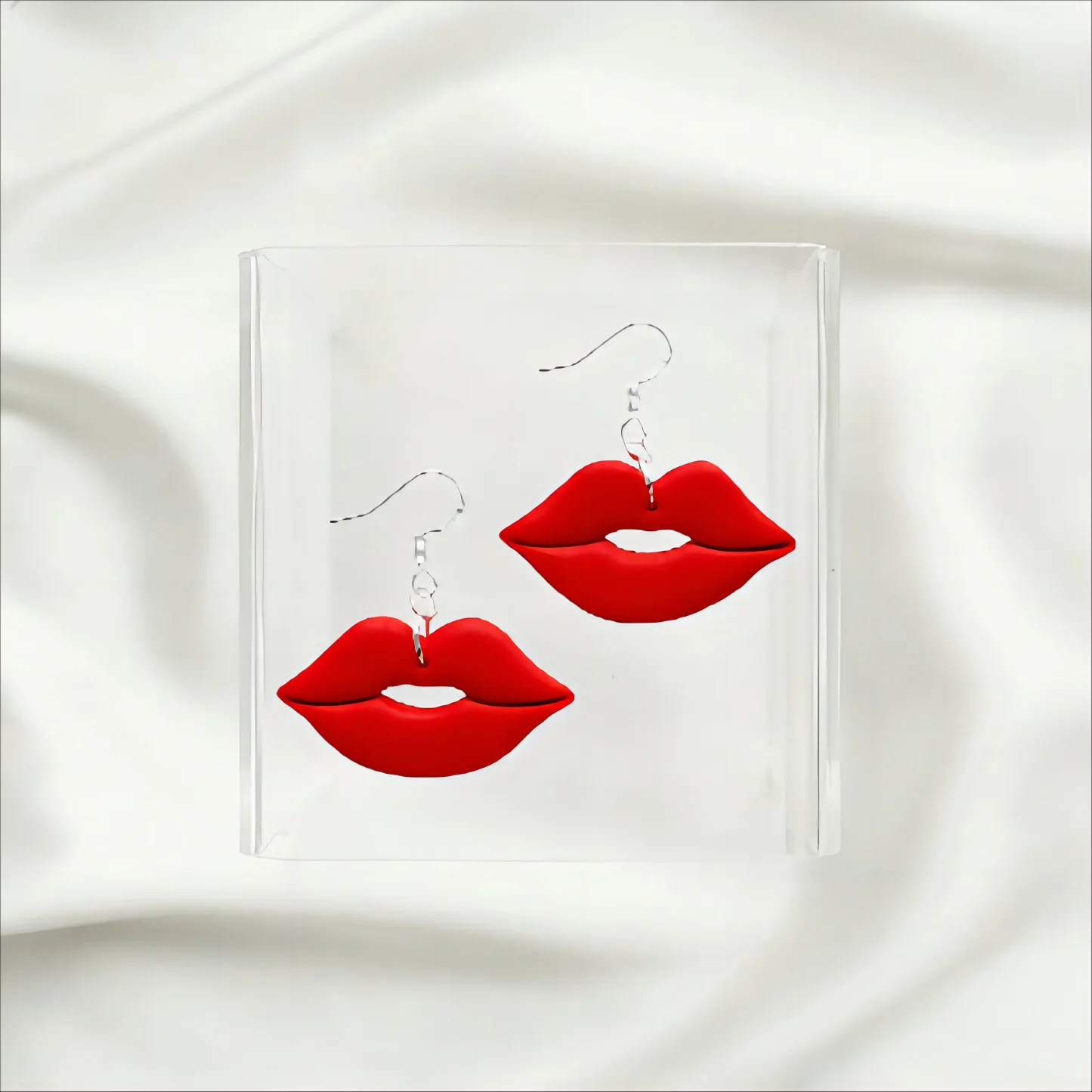 Christmas House/Sexy Red Lips Shape Polymer Clay Cutters Cutting Molds DIY Jewelry Decoration Making
