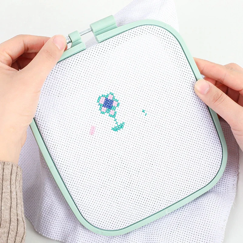 Cerchi Da Ricamo In Plastica - 5 Misure Diverse, Per Punto Croce E Cucito