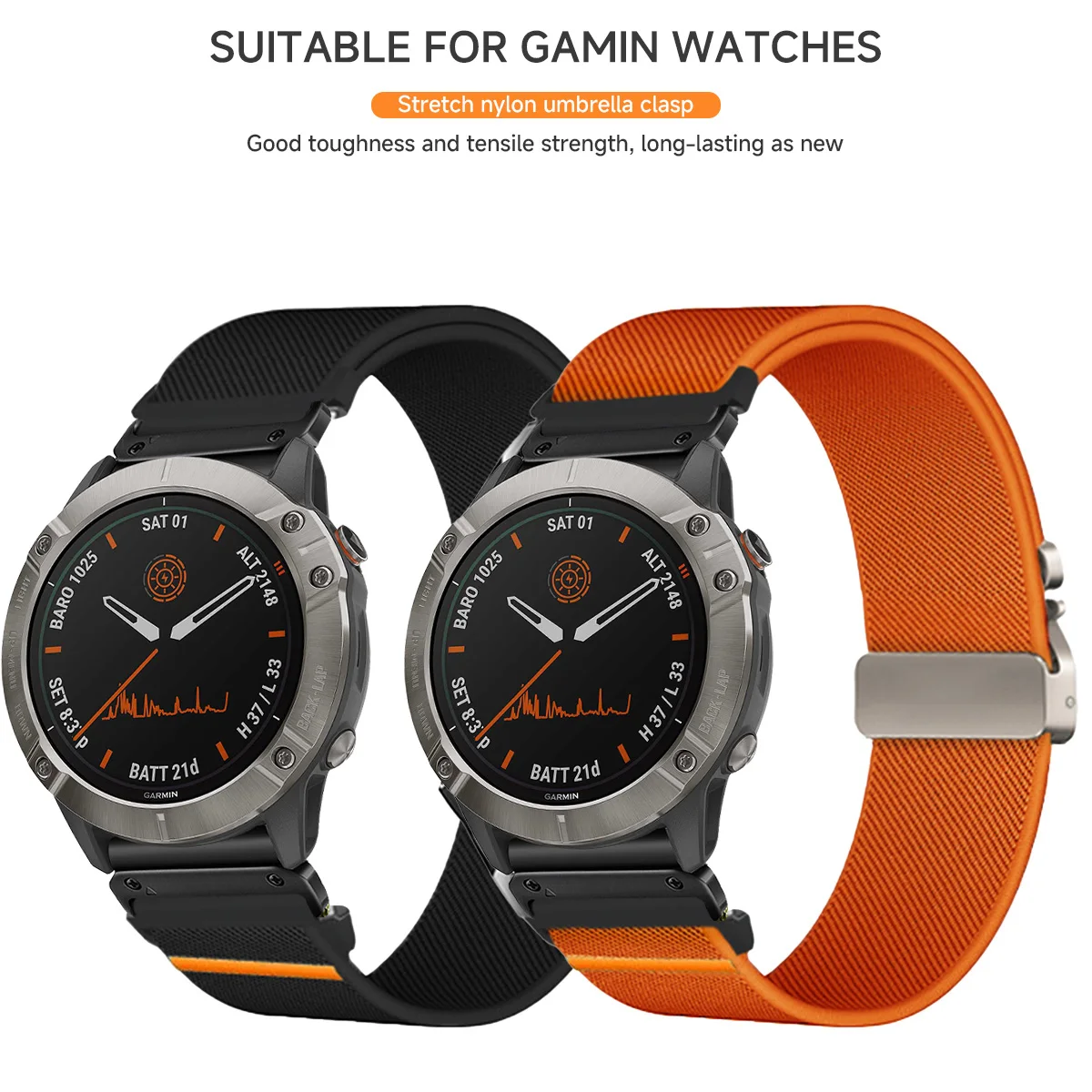 Quickfit Nylon Strap for Smartwatches - Premium Sports Band Accessories