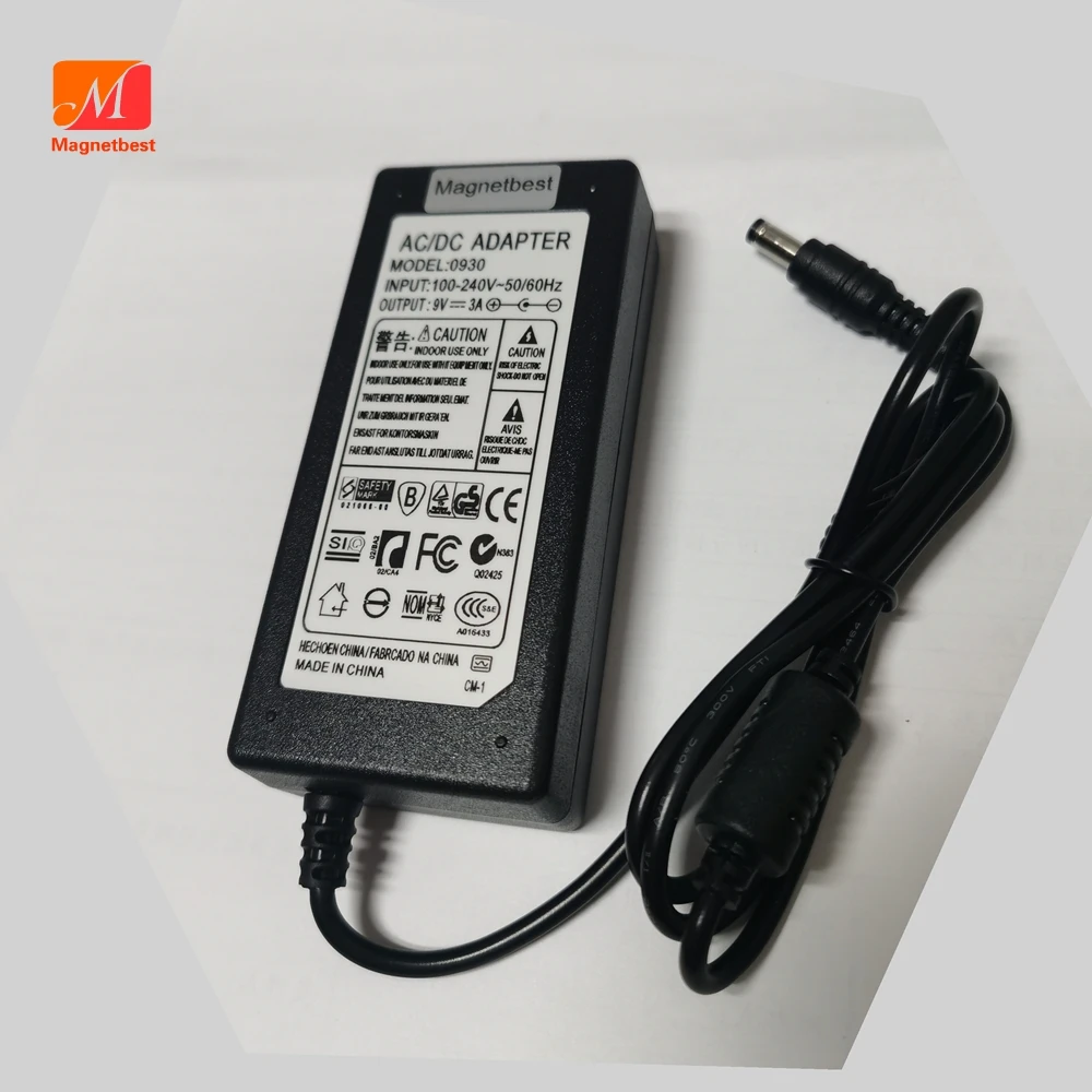AC DC 전원 공급 장치 9V 3A 27W LINE6 POD HD500X HD300 HD400 HD HD500 BEAN DC-3G 어댑터 충전기 (EU/US/UK/AU 케이블 포함)