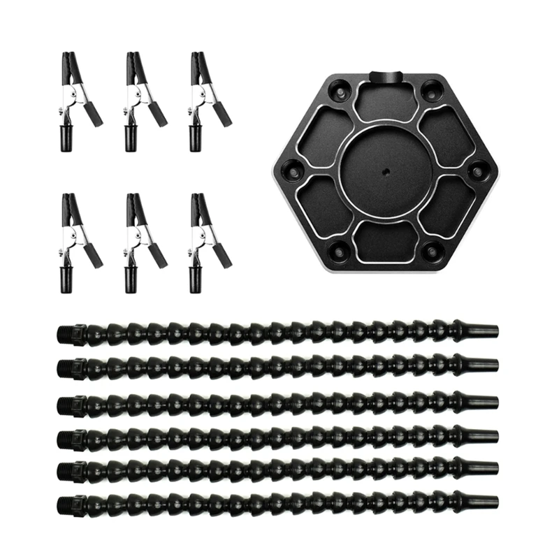 

A2UD Soldering Helping Hands Soldering Third Hand Tools with 6 Flexible Arms