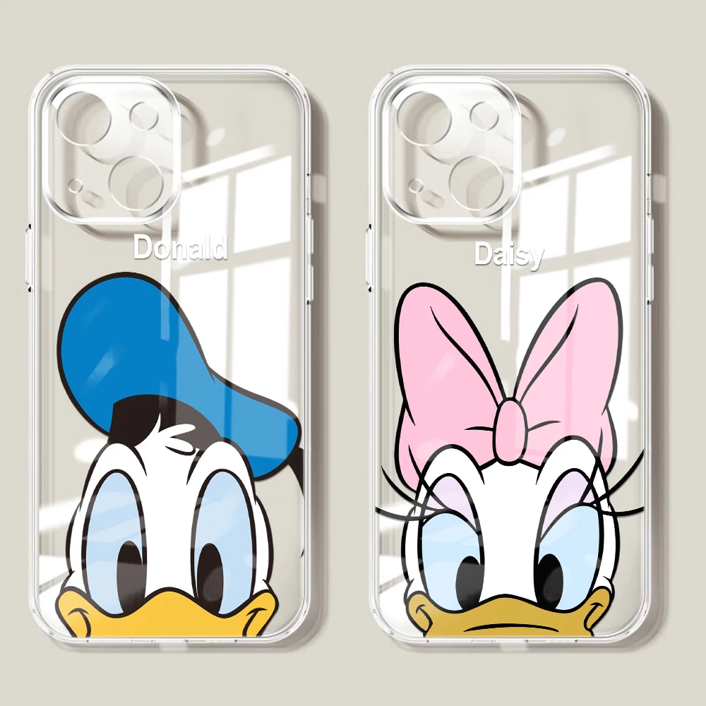 Funda De Telefono Custodia Per Telefono Donald Duck Per Iphone16 15 14 13 12 11X Xs Pro Max Xr Mini7 8Plus Cover Morbida Antiurto In Silicone