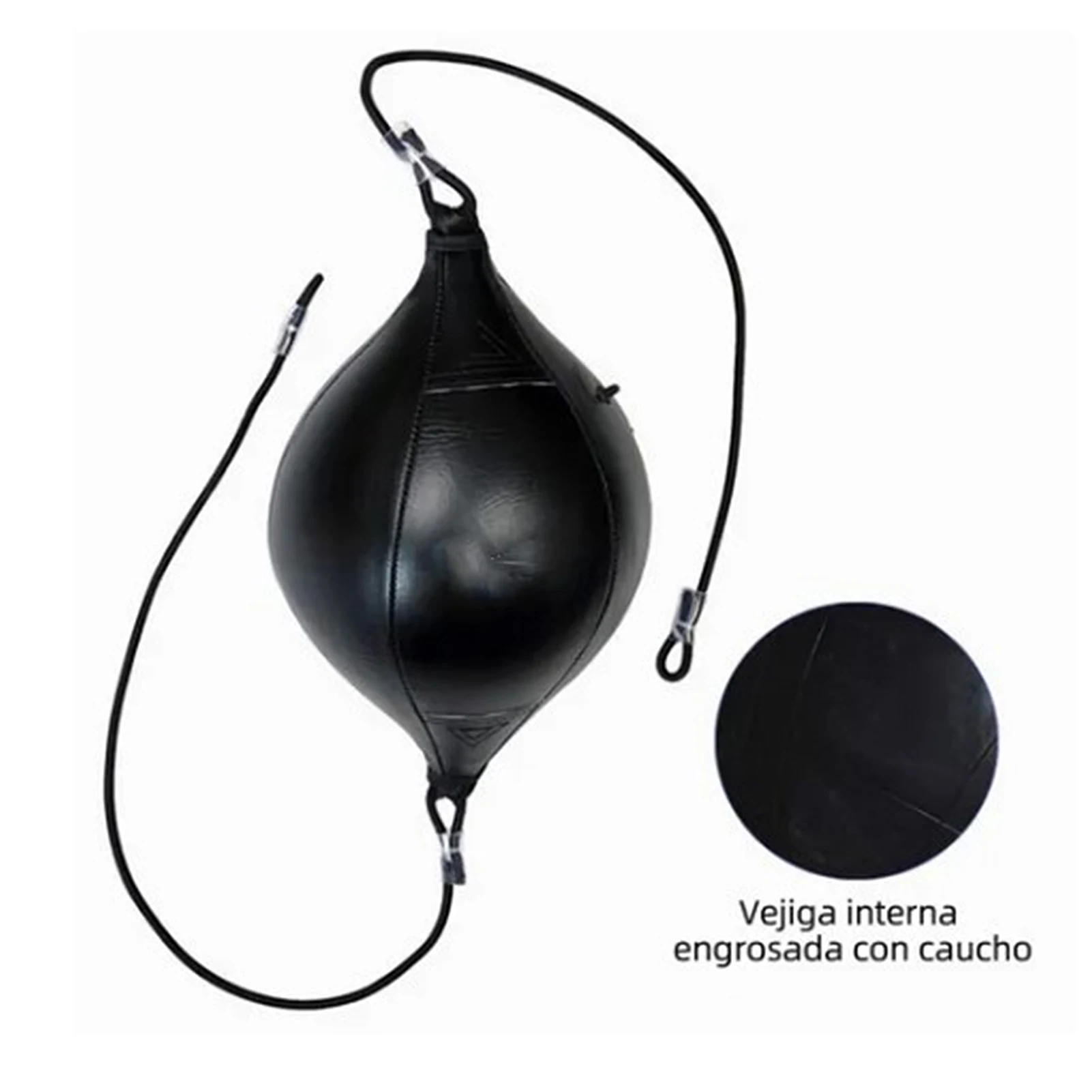 Double End Punching Bag PU Leather Musculation Training Sandbag Muay Thai Punch Boxing Ball Gym Fitness Sports Equipment