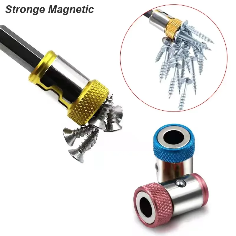Universal Anti-Slip Magnetic Screwdriver Enhancer Ring