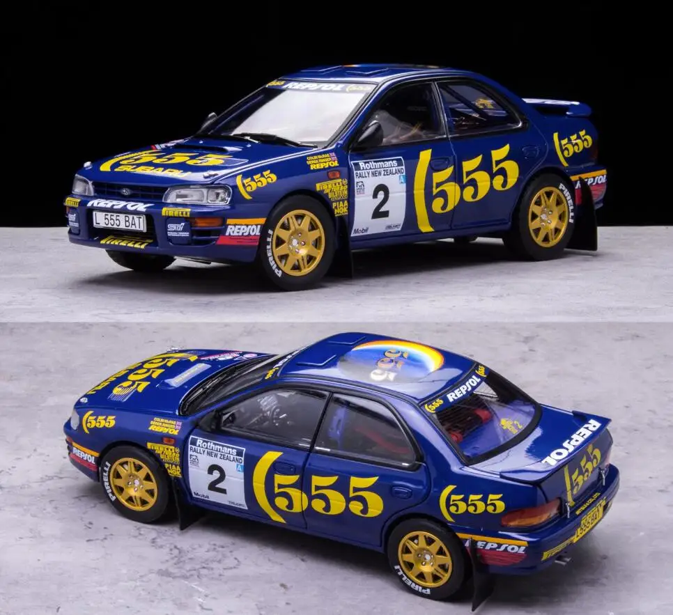 1/18 für subaru impreza wrc neuseeland colin mcrae modell auto 