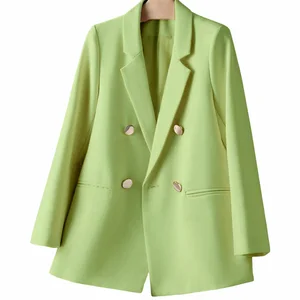 Image for Autumn Women Solid Color Jackets Long Sleeves Coat 