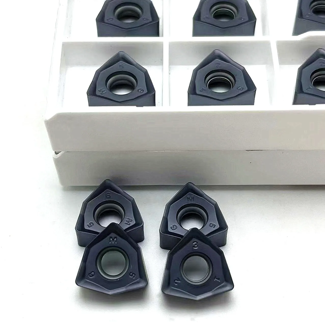 10pcs WNMU060408EN KT8060 Face Milling Cutter Inserts WNMU080608EN  