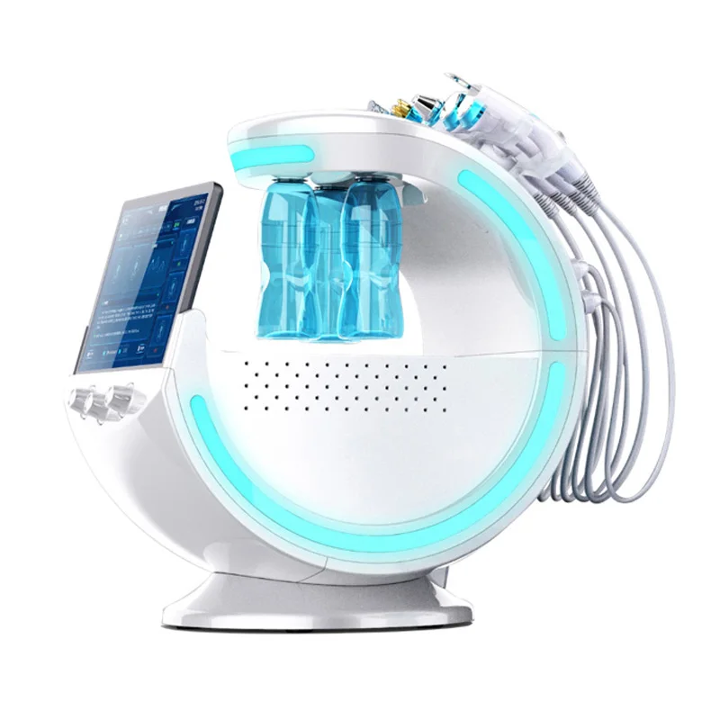 

MultiFunctional 7 in 1 Oxygen Facial Machine Hydro Face Cleaning Facial H2O2 Aqua Facial Oxygen Jet Peel Machine