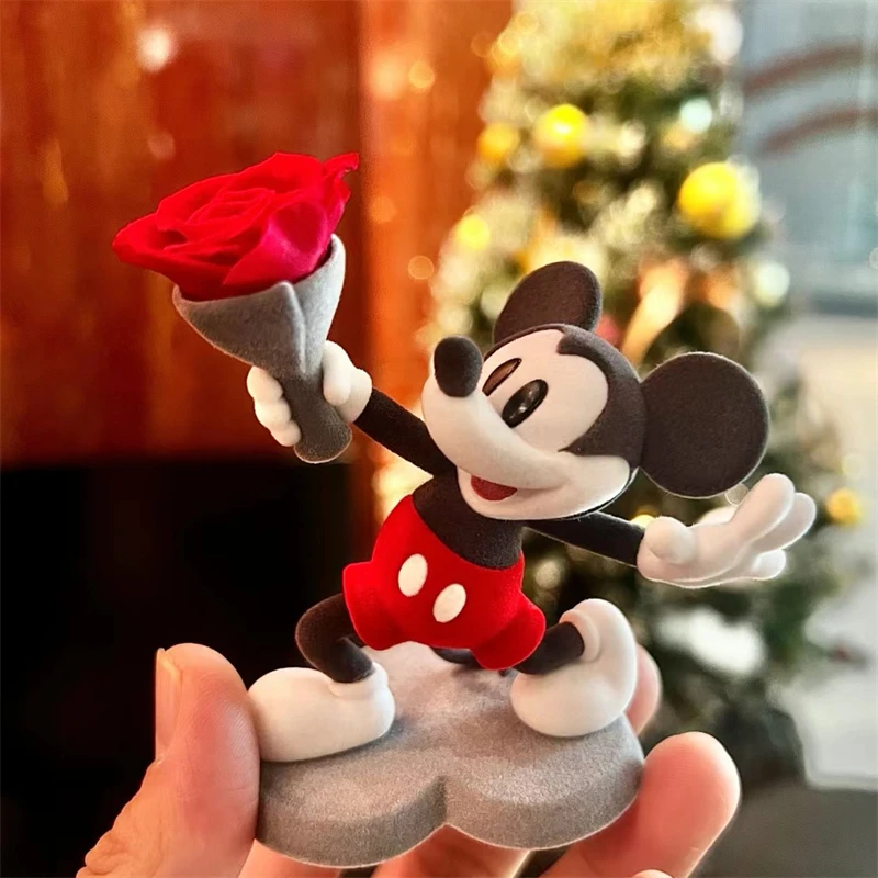 Disney Only Love Series Stitch Angel Alien Lasso Topolino Minnie Winnie The Pooh Action Figure Dolls Toys Regali Di San Valentino