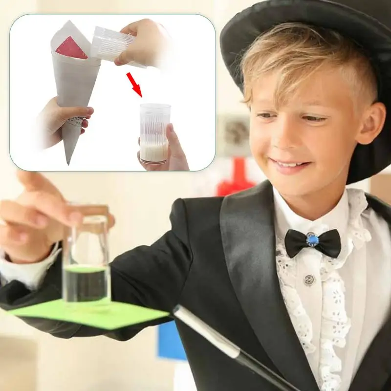 Disappearing Milk Magic Tricks Milk Vanishing Cup Stage Illusion Gimmick Props Milk Pitcher Magic Toy Home Party Magic Trick Toy the trick