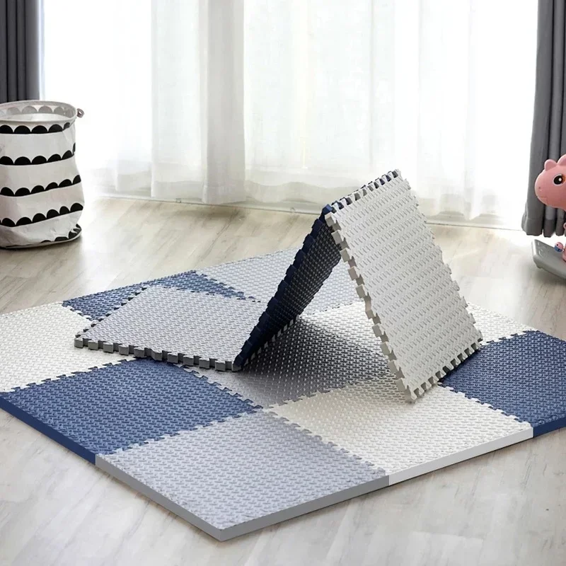 Tapis de sol en mousse pour enfants, 4 pièces, tapis de jeu, Tatami, rampant,  pour la maison, la chambre à coucher, le salon