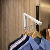 Clothes Hanger Retractable Cloth Drying Rack Folding Wall Mount Indoor Amp Outdoor Space Saving Home Laundry Clothesline 3