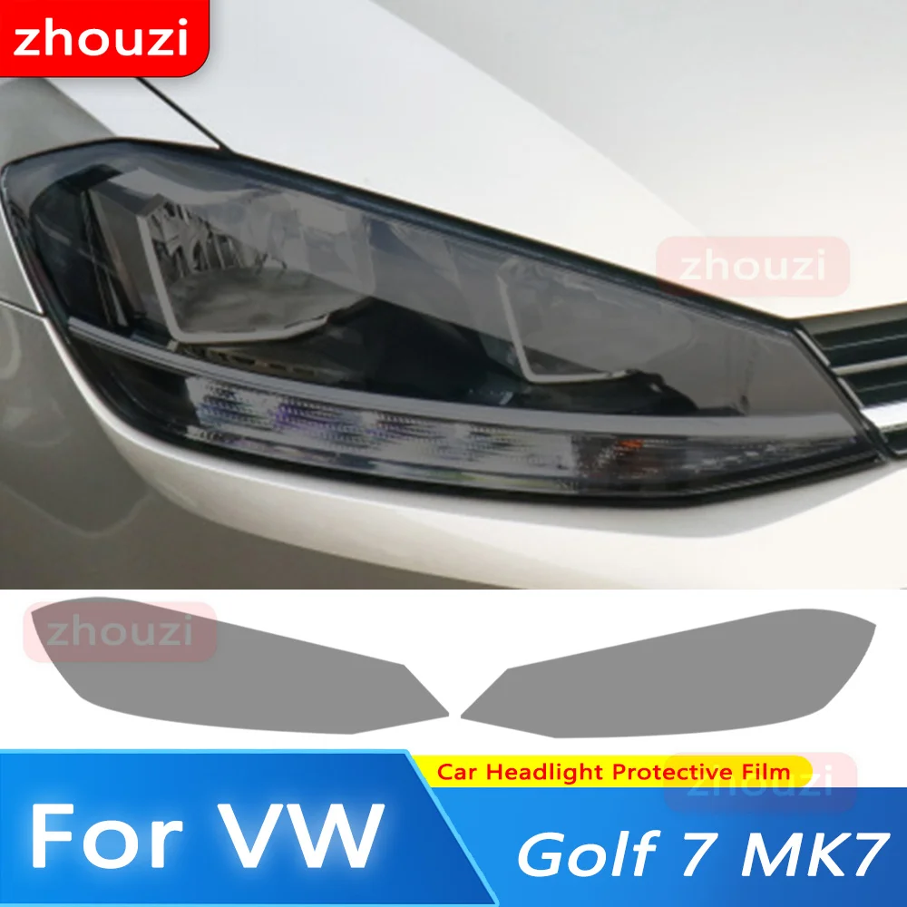 

Тинт для автомобильной фары, защитная пленка, самовосстанавливающаяся прозрачная ТПУ черная наклейка для Volkswagen VW Golf 7 8 MK7 2012-2022