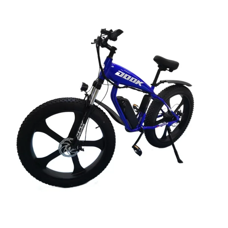 Small folding electric moped, mountain folding electric moped, mid-mounted moped