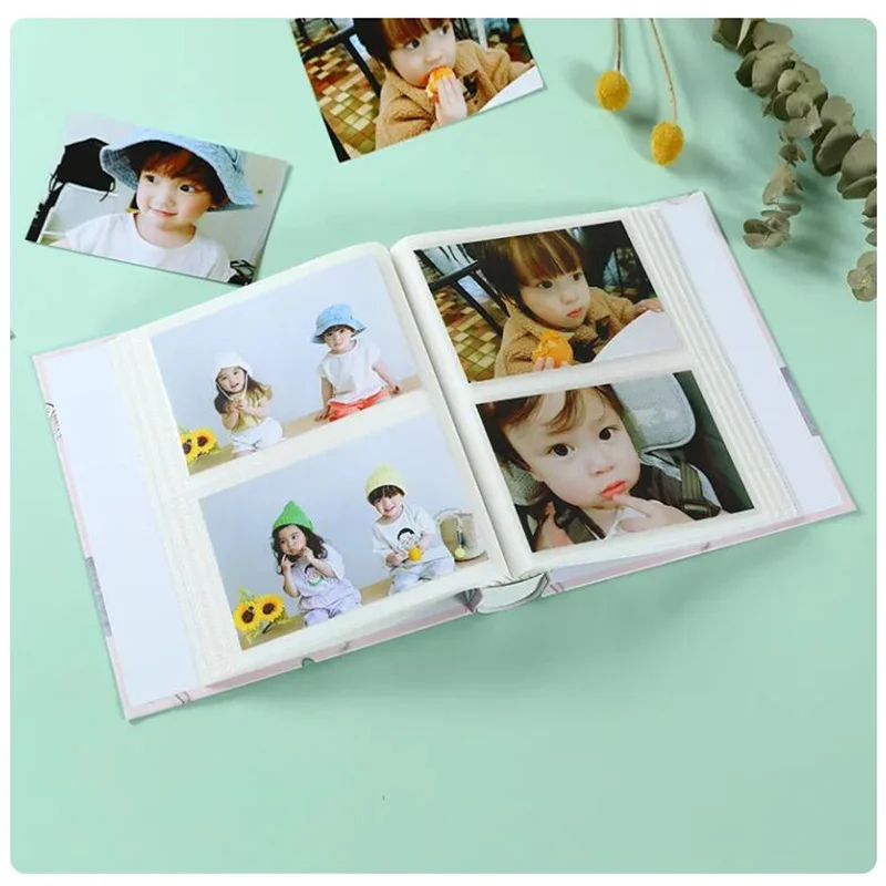DIY 기념 앨범, 어린이 성장 기념 스티커, 가족 사진, 대용량 보관, 200 장 앨범 사진, 10*15