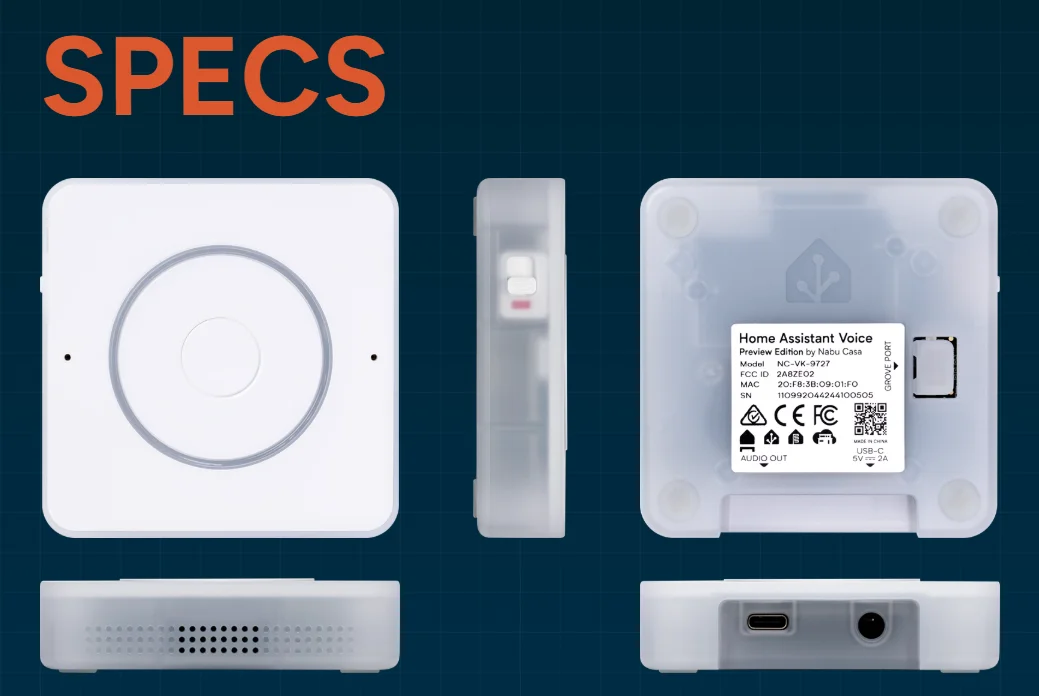 Home Assistant voice Bluetooth smart speaker open source voice assistant