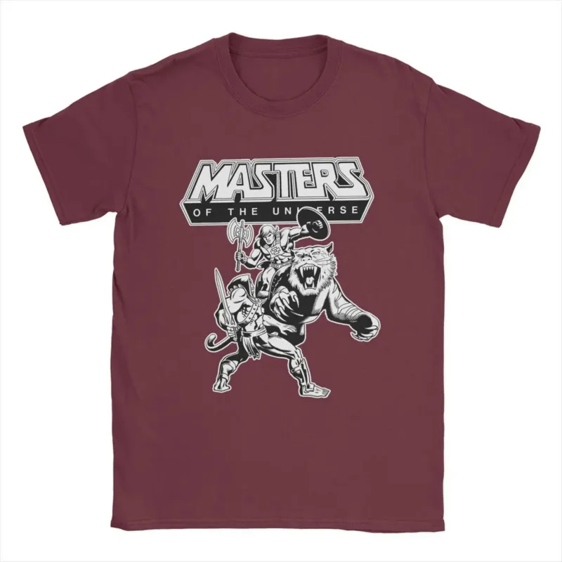 

Vintage He Man Masters Of The Universe T-Shirt for Men Crew Neck Pure Cotton T Shirts Short Sleeve Tee Shirt Big Size Clothing
