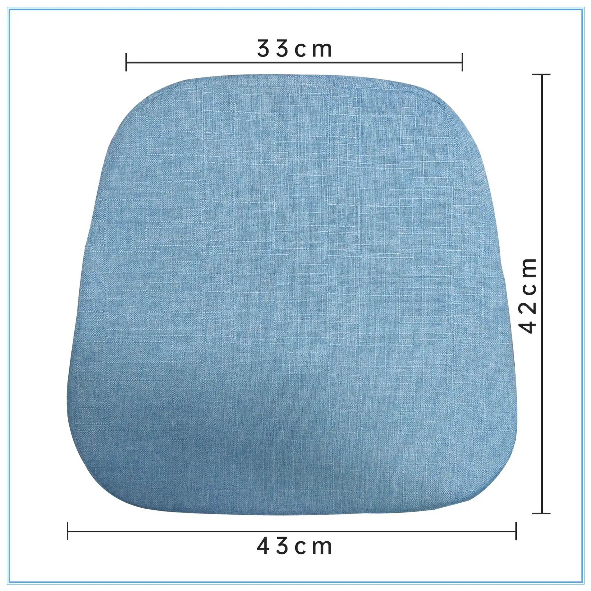 "Horseshoe Dining Chair Cushion Windsor Chair Cushion High Density Foam Cushion With Rope Breathable Linen Office Stool Cushion 6