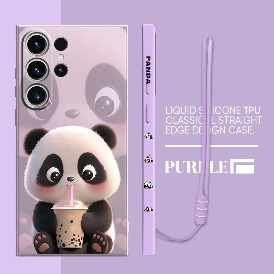 Adorable Panda Soft Phone Case Cover