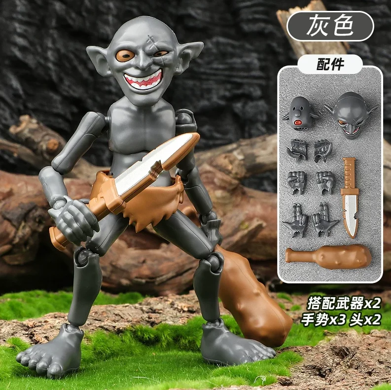 Glückliche 13 Puppe Figur bewegliche Gelenk puppe Gelenk puppe Glück 13 3d zusammen gebautes Jungen spielzeug geschenk – Detail 9