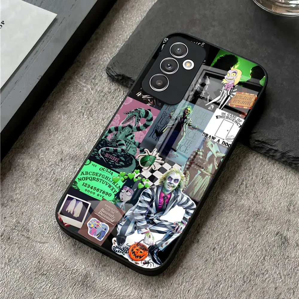 Funda de teléfono B-Beetlejuices 2 para S24 Ultra Samsung S23 S22 S20 Fe S21 Plus Galaxy A54 A34 A24 A53 M54 Note 20 Cubierta de vidrio