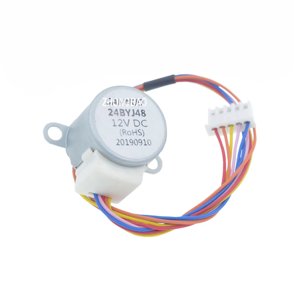 

2PCS 24BYJ48 DC 5V 12V Reduction Stepper Motor Micro Reducer Stepping Motor 4-Phase 5-Wire