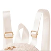 Embroidery Name Women's Backpack Grass Woven Bag Fashion Weaving Fashion Backpack Bag 6