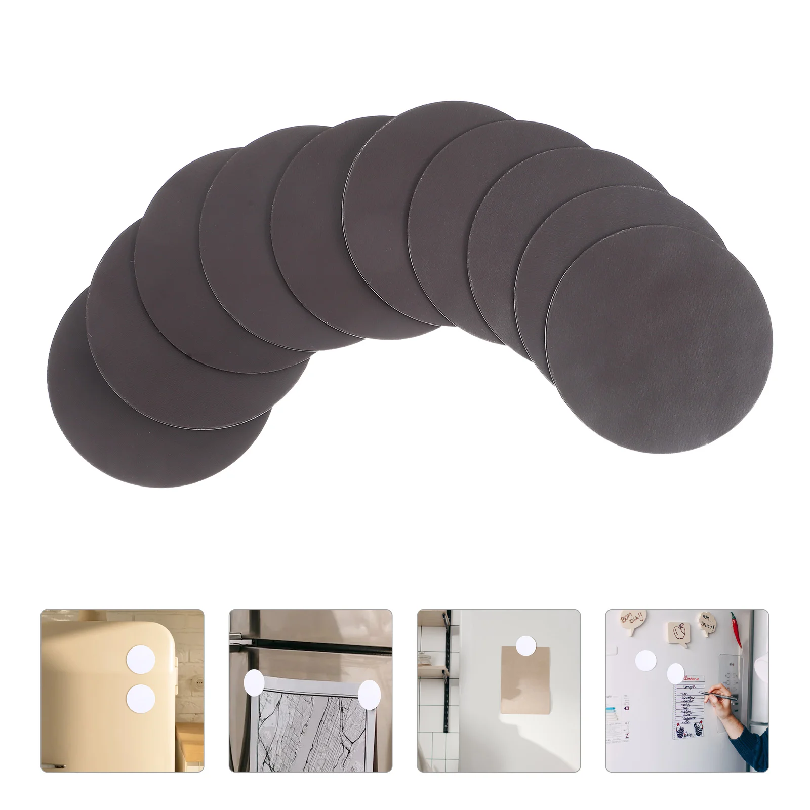 

30 Pcs Blank Fridge Magnet Round Shape Magnets Sublimation Refrigerator for DIY Home