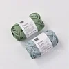 38m/100g 4mm Round Stranded Yarn Hollow Rope Pearl Cotton Yarn,Handmade DIY Material Rope Polyester Dyed Crochet Thread 40 Yards 3